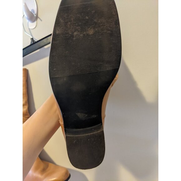 Liz & Co. Vintage Y2K Brown Leather Slouch Mid-Calf Boots Low Heel Western 9.5 - Picture 9 of 14